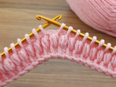 ????Amazing???????? *tasarım*~Trend~ *Super easy tunisian* knitting pattern online tutorial for new learners