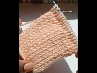 Amazing Super easy tunusian crochet knit stitch Baby Blanket - Link below???????? - Beginner friendly