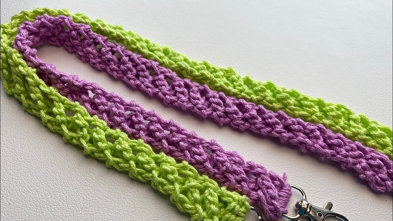 Crochet a bag handle in less than 5 minutes | Crochet Cord, Bookmark, Belt, Headband Pattern