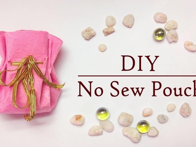 DIY No Sew Pouch | David and Goliath Crafts | Easy Tutorial