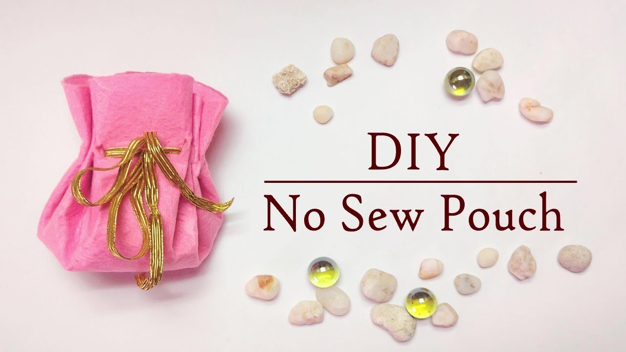 DIY No Sew Pouch | David and Goliath Crafts | Easy Tutorial