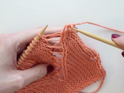 How to create drop-stitch designs in knitting | WAK