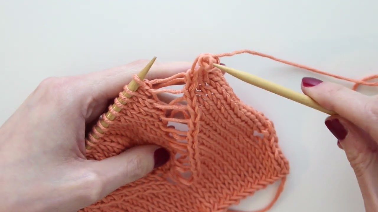 How to create drop-stitch designs in knitting | WAK