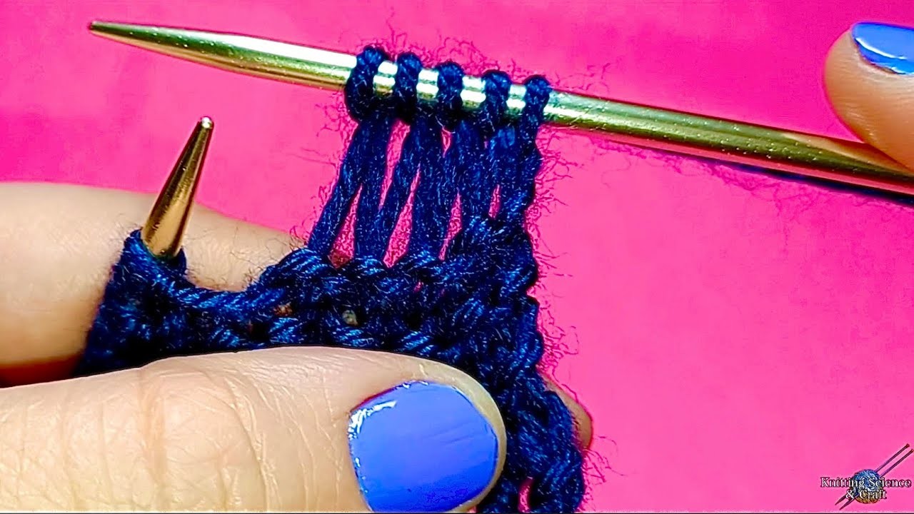 How to *Knit a Elongated Knit Stitch*