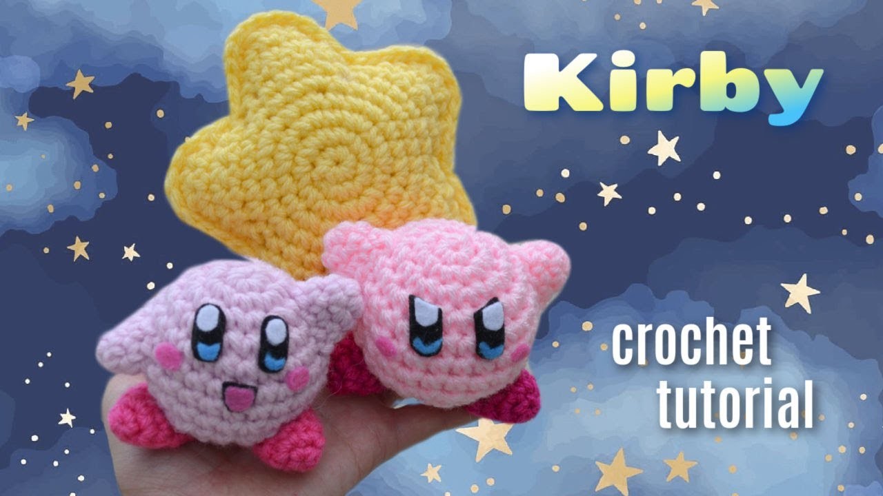 Kirby Amigurumi Tutorial - Crochet Step by Step