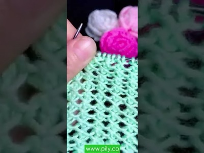 Knitting tutorial - the knit stitch for total beginners