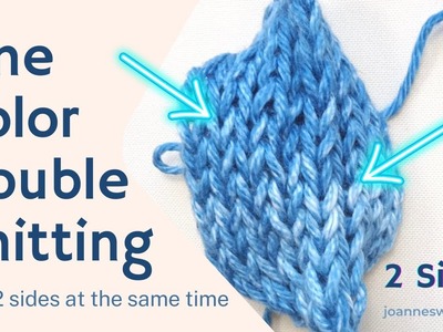 One Color Double Knitting