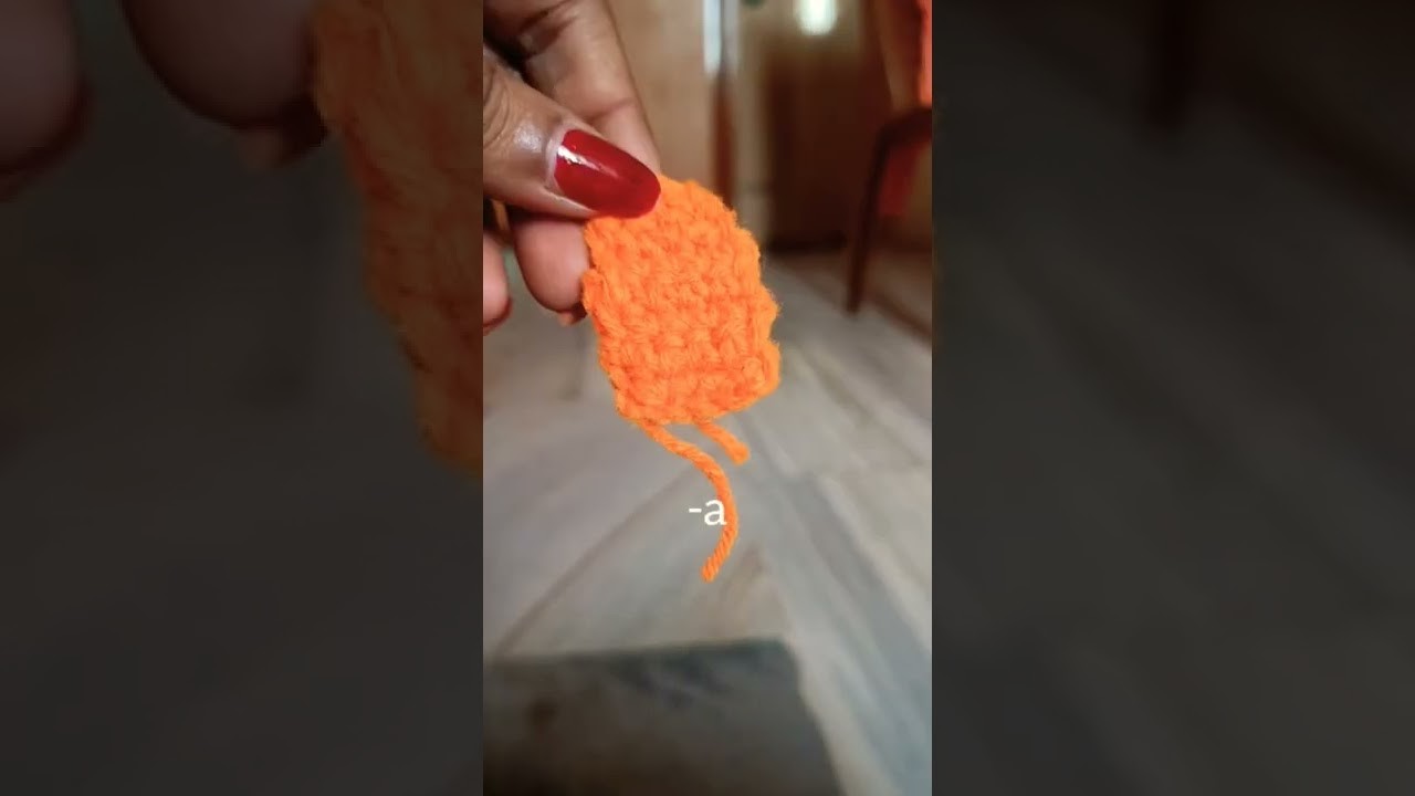 Orange popsicle earrings ???? #crochet #summer #popsicle
