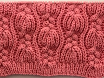 Very Beautiful.Unique Knitting Stitch Pattern For Sweater
