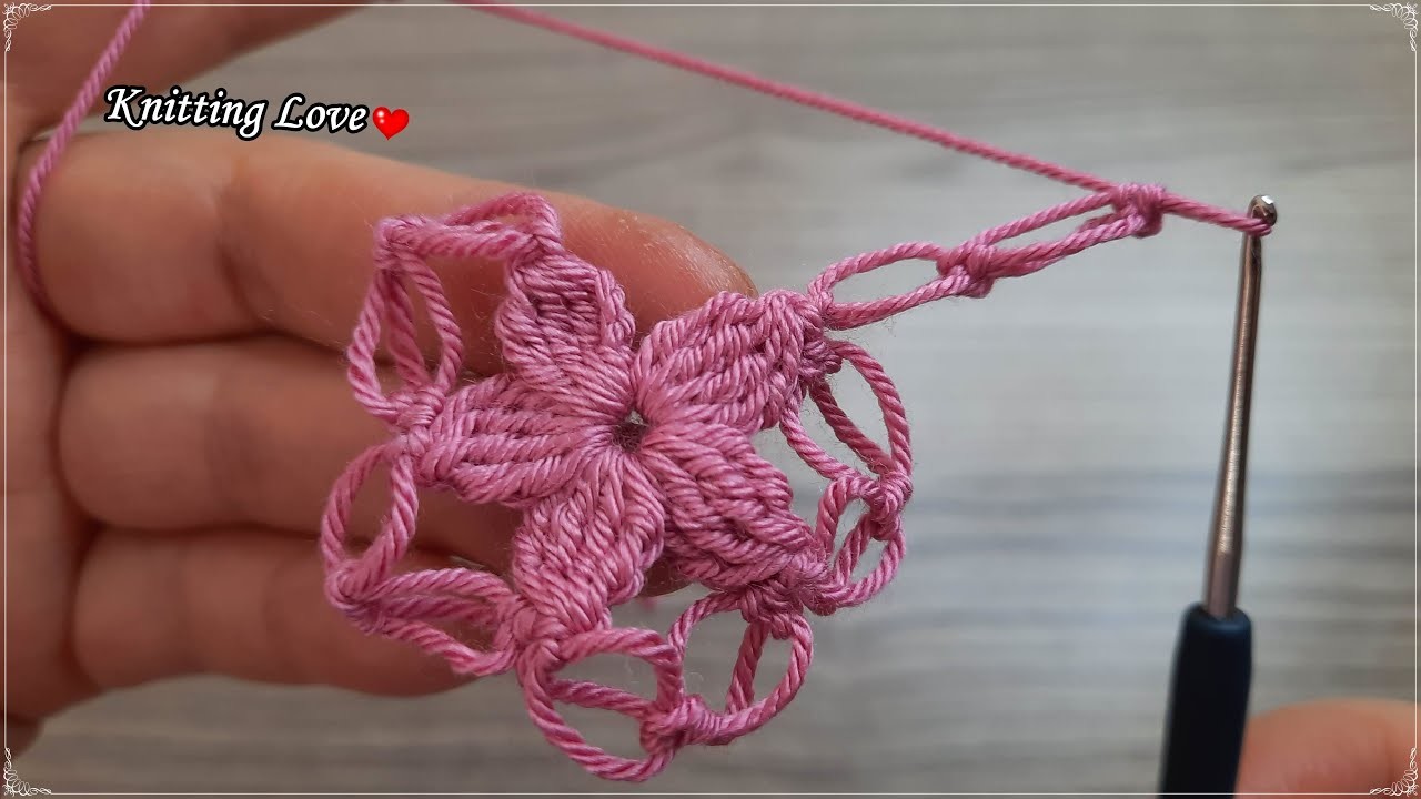 WONDERFUL Very Beautiful Flower Crochet Pattern knitting Online Tutorial for beginners Tığ işi Örgü