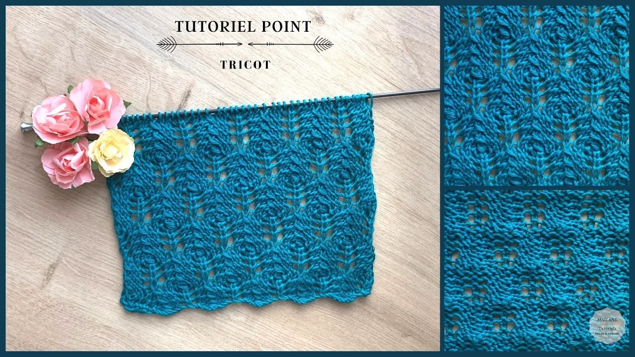 #261Tutoriel Point Tricot ???? FACILE ???? - Maïlane - #lidiacrochettricot #pattern #knitting