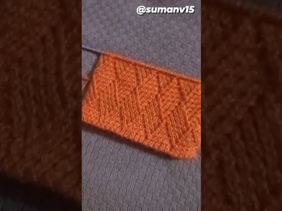 Beautiful knitting stitch pattern | latest bunai design | knitting for beginners |beginners tutorial