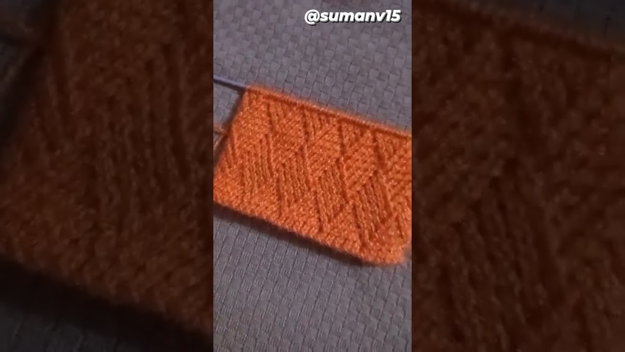 Beautiful knitting stitch pattern | latest bunai design | knitting for beginners |beginners tutorial
