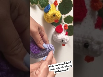 Crochet Bird tutorial is now posted on my YouTube Channel!
