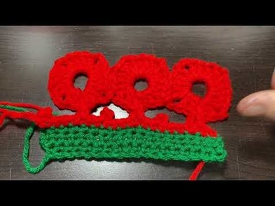 Crochet : Flower Garden Edging