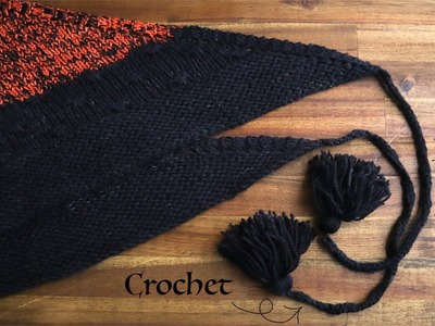 Extending a shawl to tie in the back (crochet and knit options!)