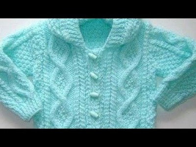 Gorgeous Hand Knitting Beautiful Baby Cardigan, Sweater Design