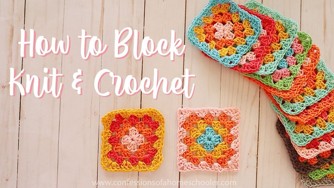How To Block Knit & Crochet (Beginner Knit & Crochet Tips)