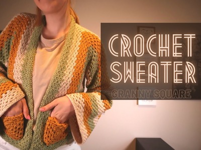 How to Crochet the Granny Hexagon Sweater EASY Tutorial