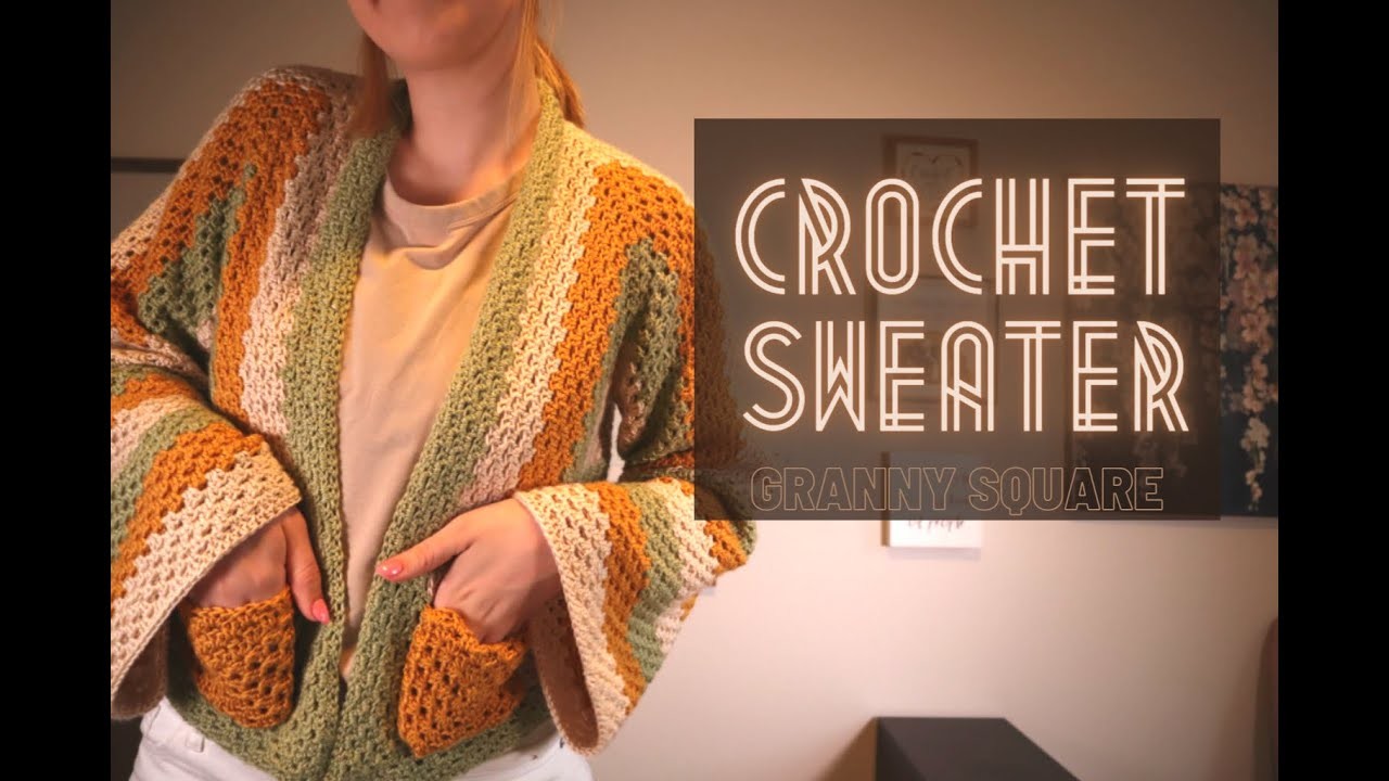 How to Crochet the Granny Hexagon Sweater EASY Tutorial