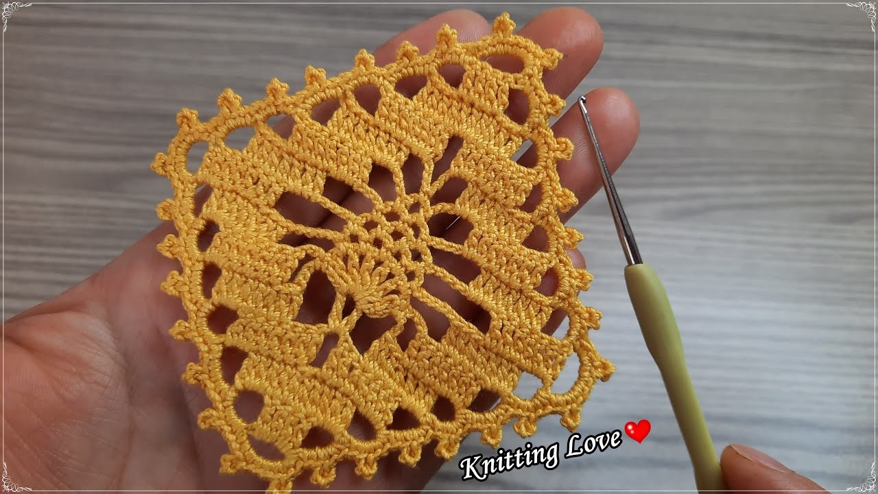 How to Crochet the Perfect Flower Pattern Knitting Model Tığ işi örgü modeli