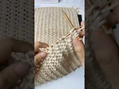 How to Knit for Beginners  Pros #67 Easy Knitting Easy Crochet Design Shorts