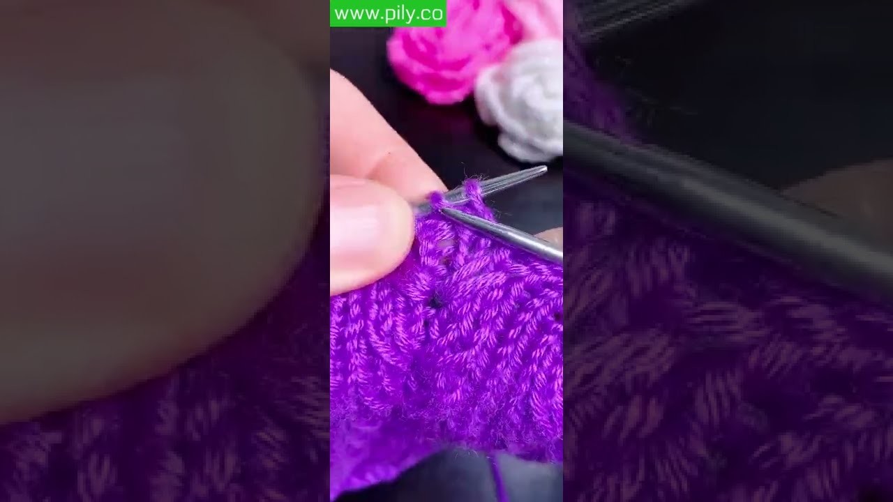 Knit stitch video - how to knit the sand knit stitch video tutorial