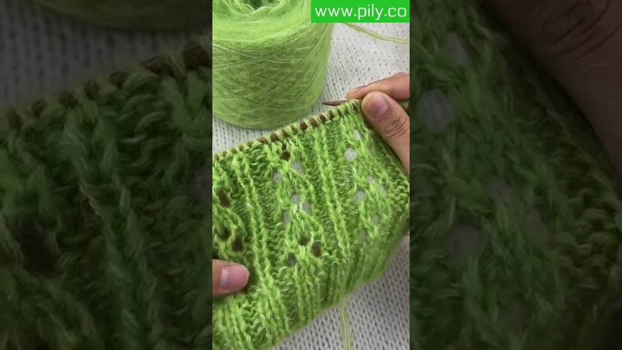 Knitting pinterest sweater - knitting a sweater with a side strap | vlog