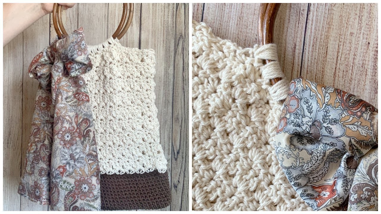 Learn how to crochet a bag in no time with this easy tutorial!