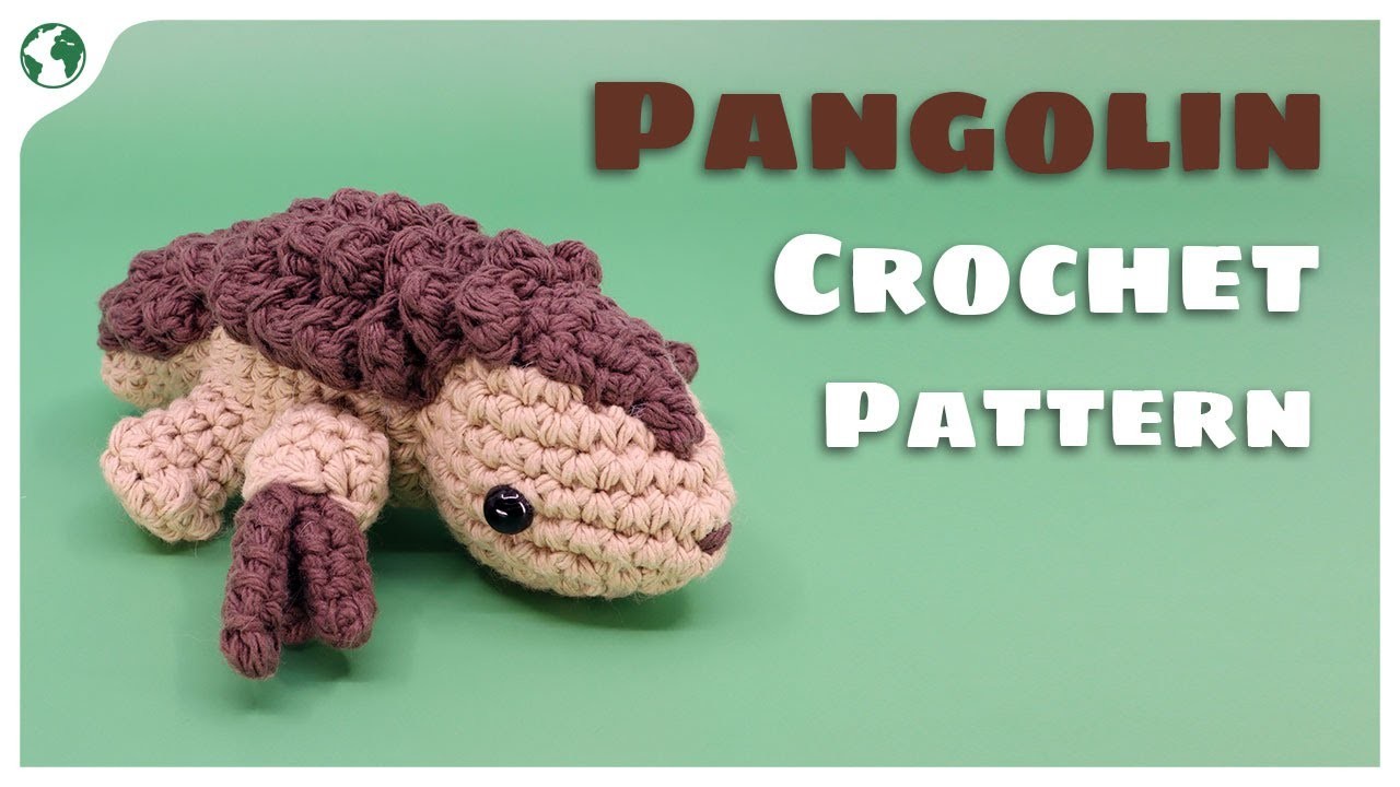 Pangolin Crochet Pattern || Amigurumi Step-By-Step Tutorial