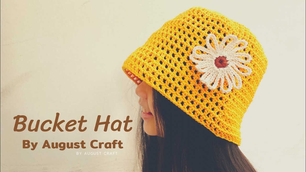 ???????? Simple Crochet Bucket Hat | ☀️☀️ Crochet Net Hat for Summer