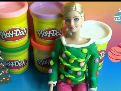 Barbie Play Doh EASY How To Christmas Sweater