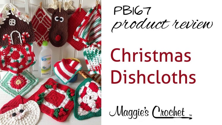 Christmas Dishcloths Pattern Product Review - PB167