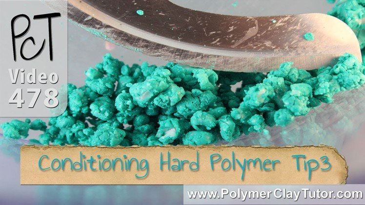 Conditioning Hard Polymer Clay Tip #3 - Food Processor