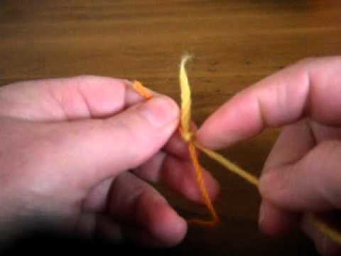 Crazy Yarn Tutorial - Overhand Knot