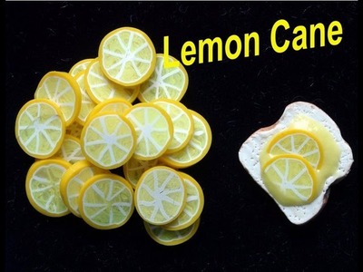 DIY: How To Make a Lemon Cane With polymer Clay