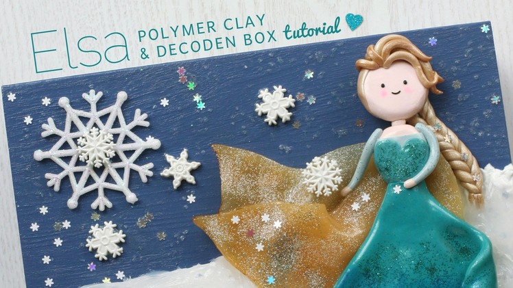 Elsa Polymer Clay Decoden Box Tutorial