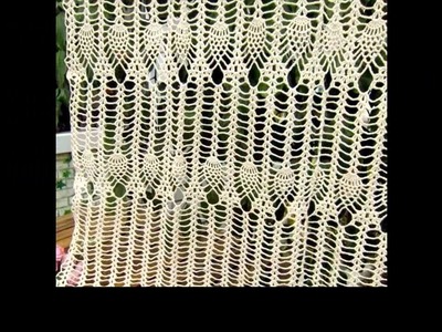 Free crochet curtains tutorial