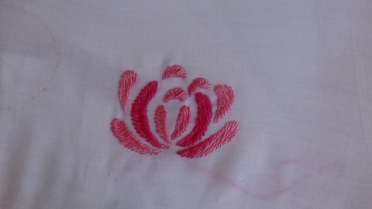 Hand Embroidery: Romanion Stitch