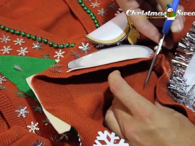 How to Add Lights to A Christmas Sweater (Example 1)