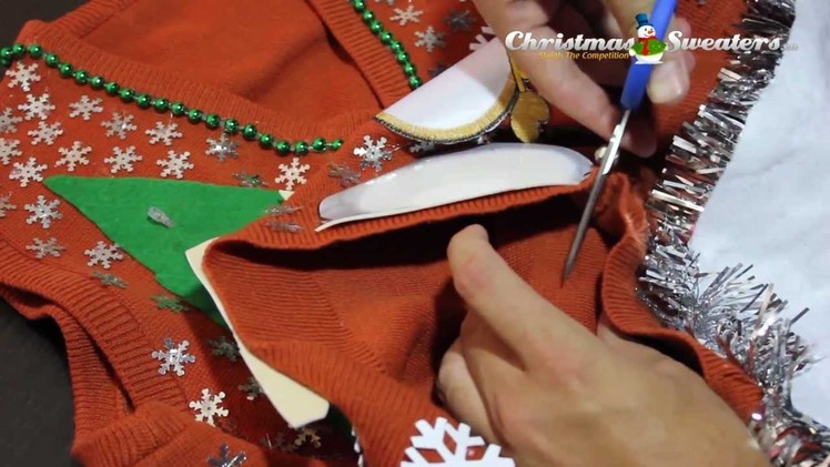 How to Add Lights to A Christmas Sweater (Example 1)