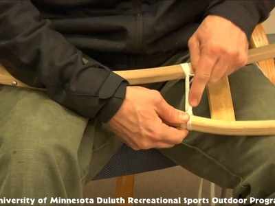 How To lace a Ojibway Style Snowshoe