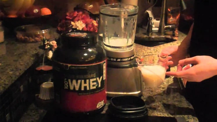 How to Make a Basic Whey Protein Shake