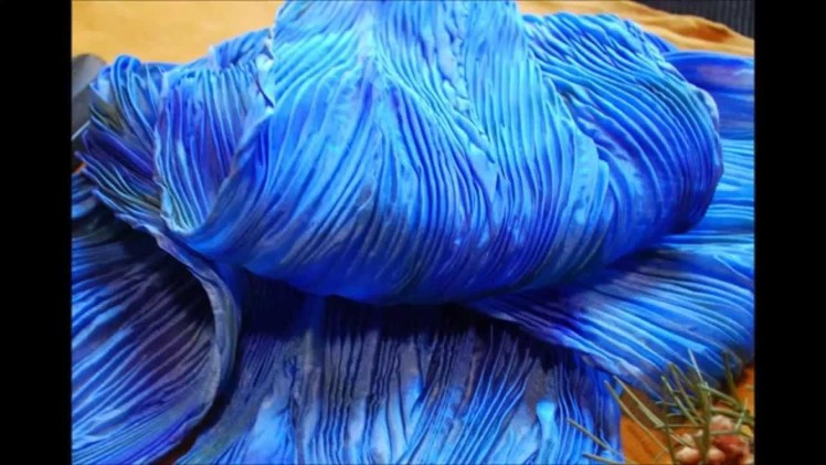 How to make a Batik Feather Shibori Silk Scarf