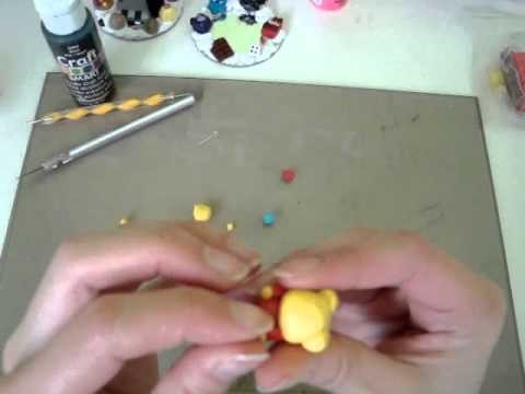 How to make a polymer clay Baby Pooh Bear
