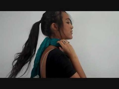How to Tie Scarf: Chain Knot