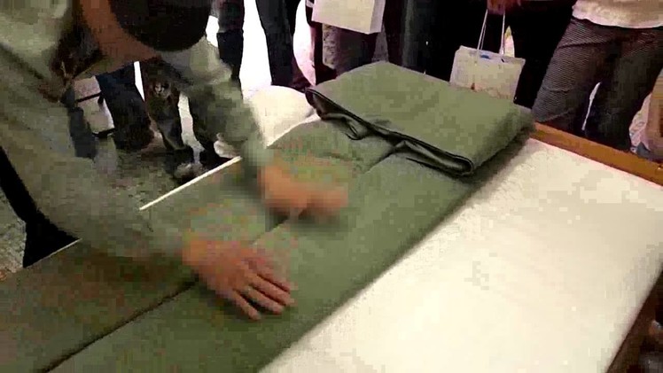 How you fold the blanket, PLA style