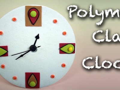 Last minute gift idea - DIY easy clock - Polymer clay tutorial.