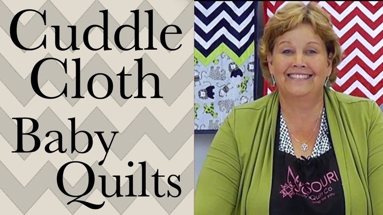 Make a Baby Quilt:  Easy Quilting with Shannon Cuddle Cloth Kits!