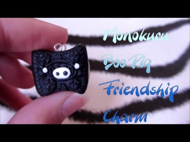 Monokuru Boo Friendship Charm Tutorial: Polymer Clay